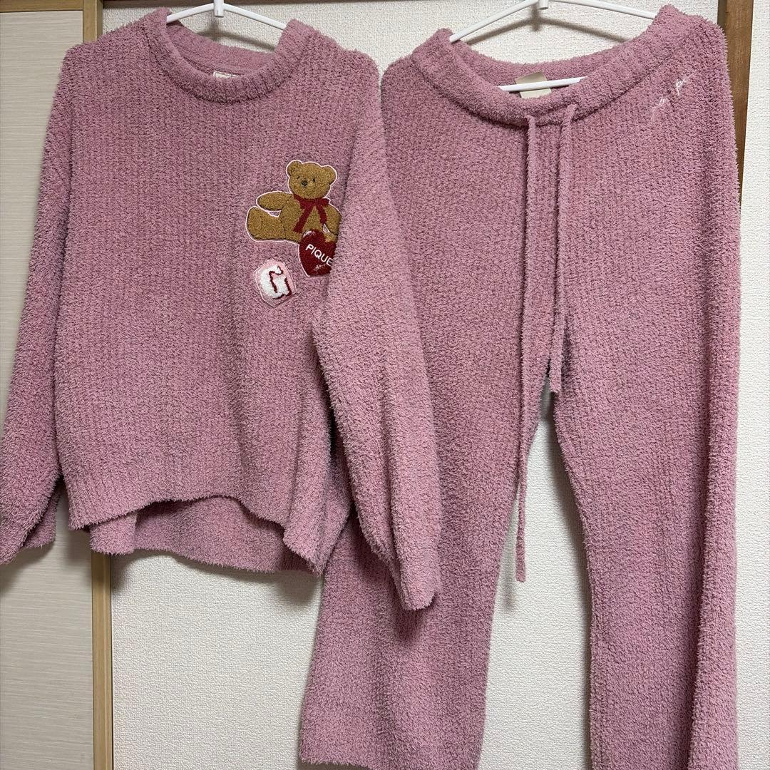 gelato pique ベビモコベア さがらプルオーバー＆ロングパンツセット