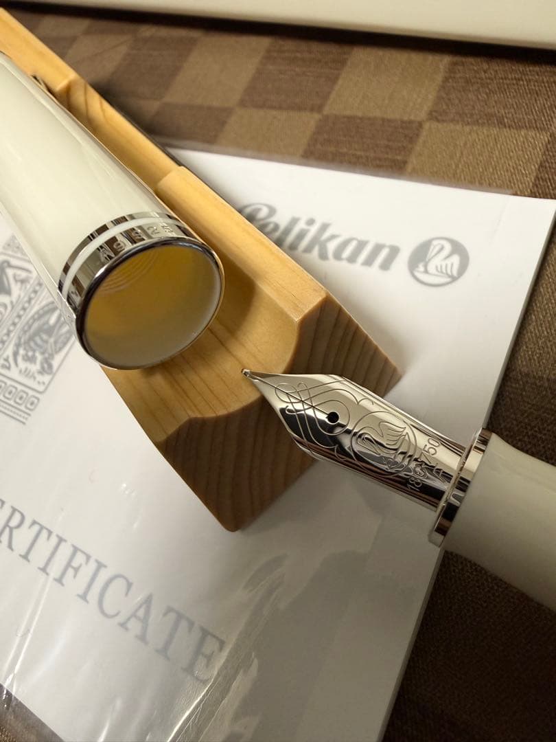 ペリカン万年筆M910スターリングシルバー、M800サイズ