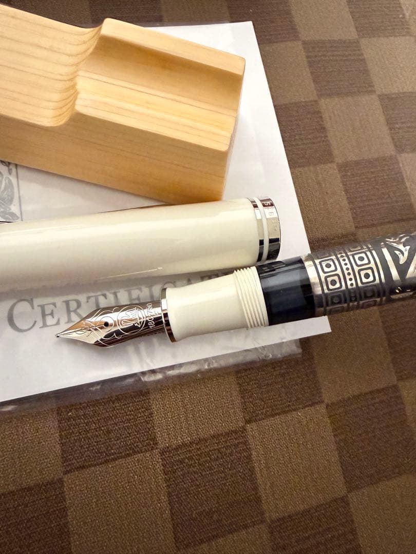 ペリカン万年筆M910スターリングシルバー、M800サイズ