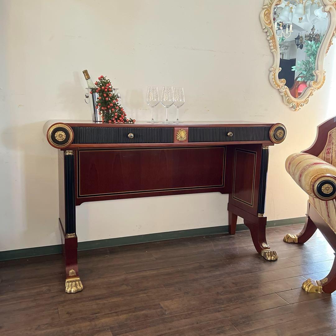k062r123 ネオクラシカル エレガントなコンソールデスク アンピール様式