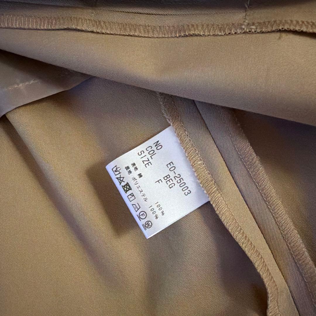 ELLIE ケープトレンチコート　ベージュ