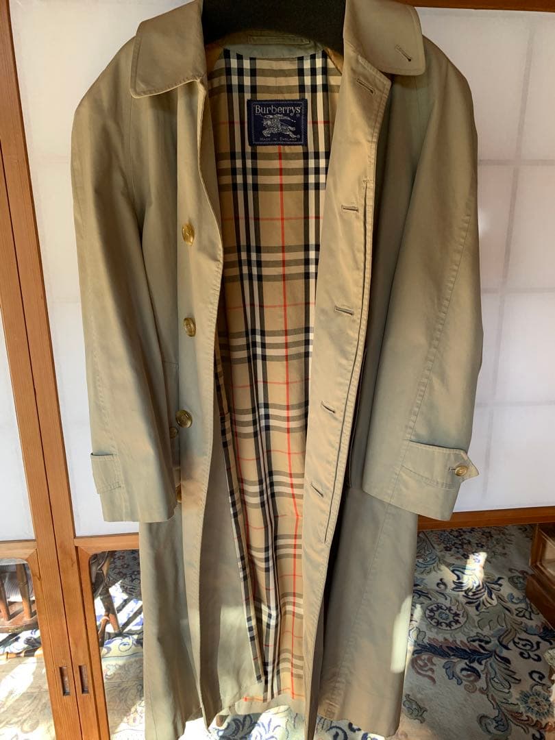 Burberrysステンカラーコート ベージュ