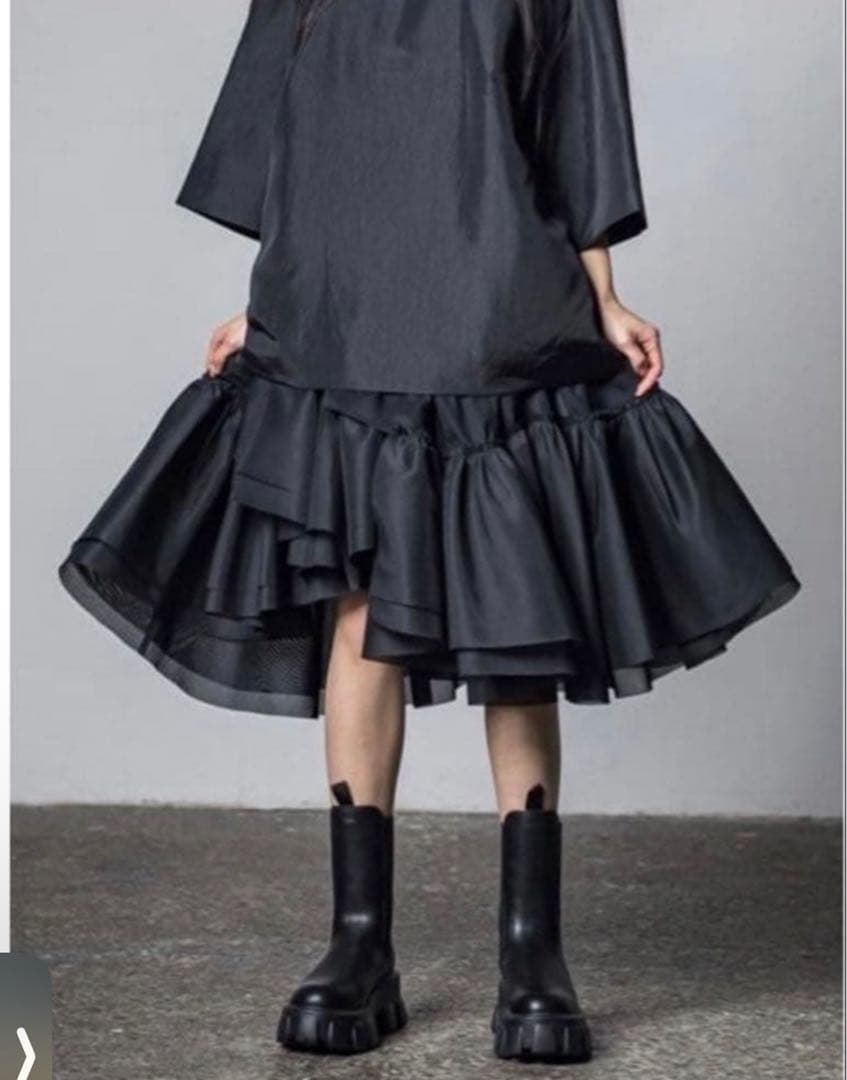 【やん】Lig. tulle skirt リグドット　チュールスカート