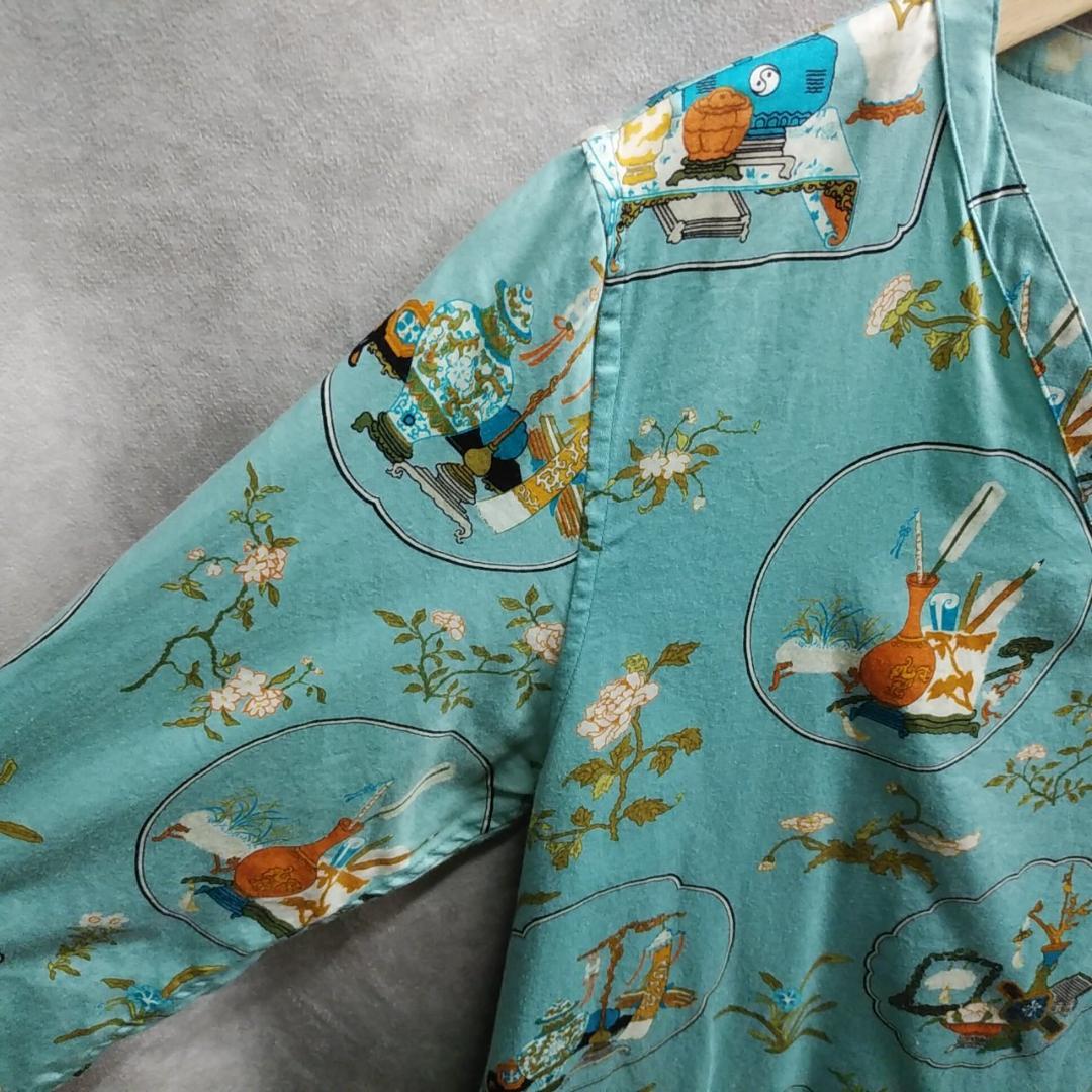 powder　トップス　総柄シャツ　下迫秀樹　パウダー