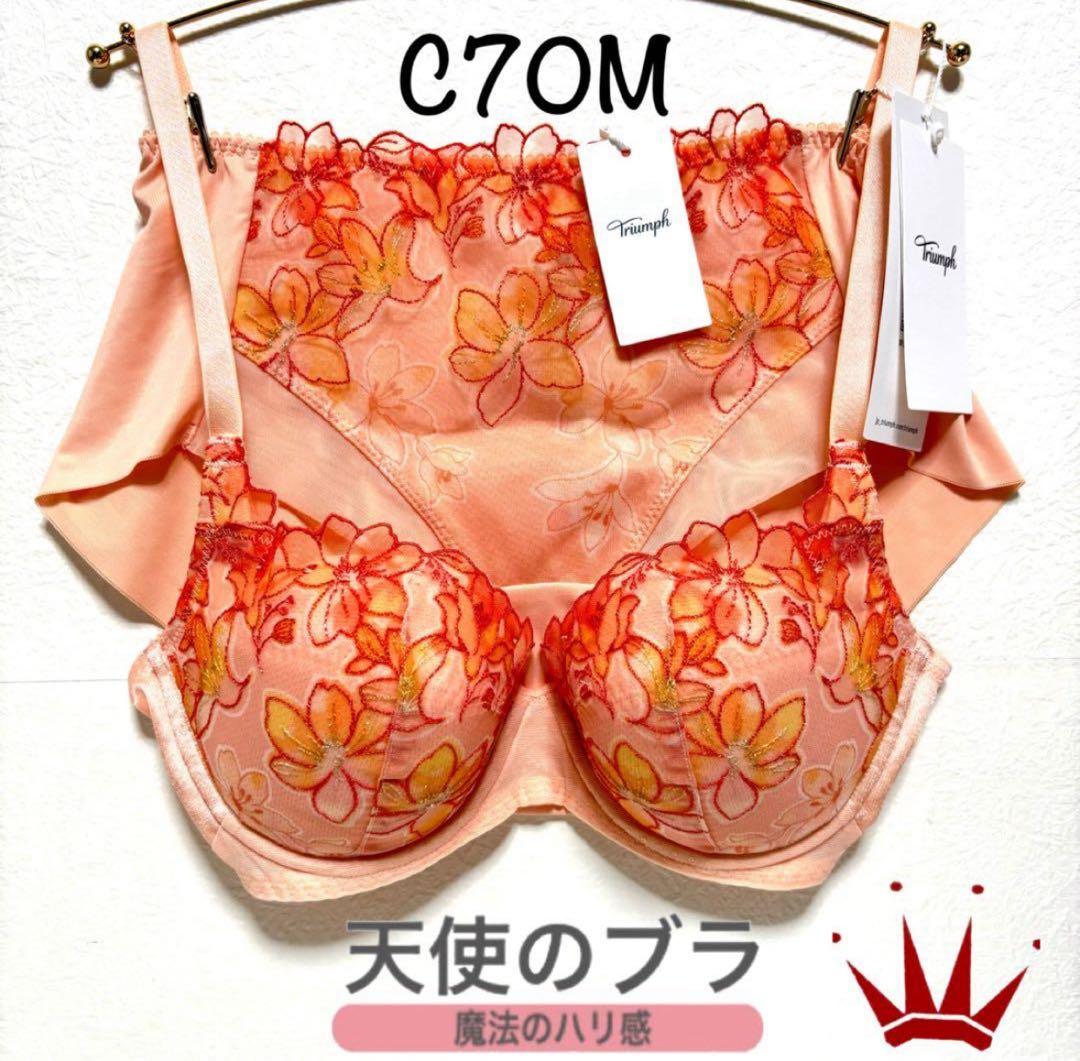 C70M トリンプ 天使のブラ スリムライン 582 ブラ＆ショーツ M023