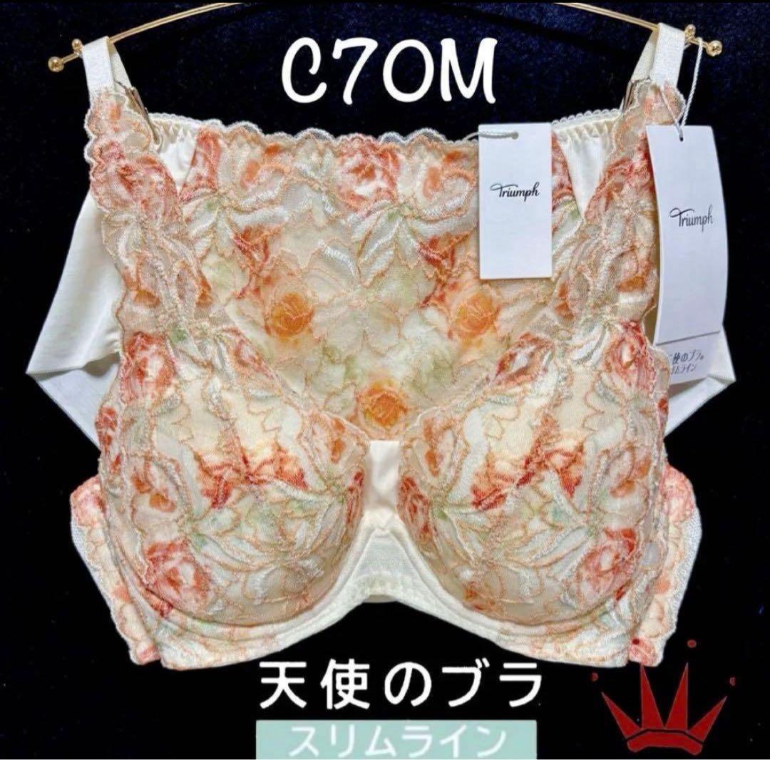C70M トリンプ 天使のブラ スリムライン 582 ブラ＆ショーツ M023