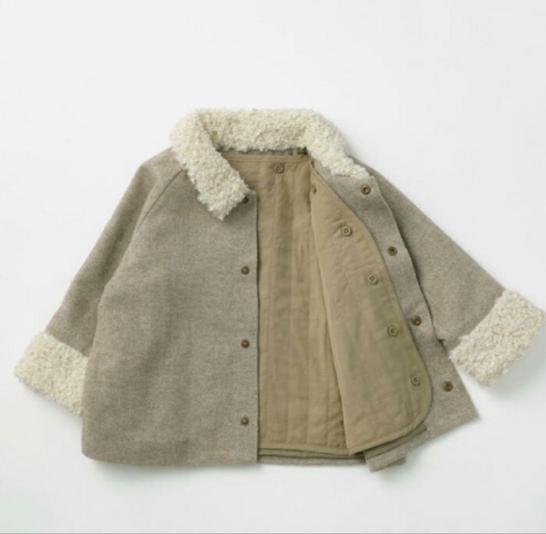 MARLMARL ベージュ コート フード付き　アルト