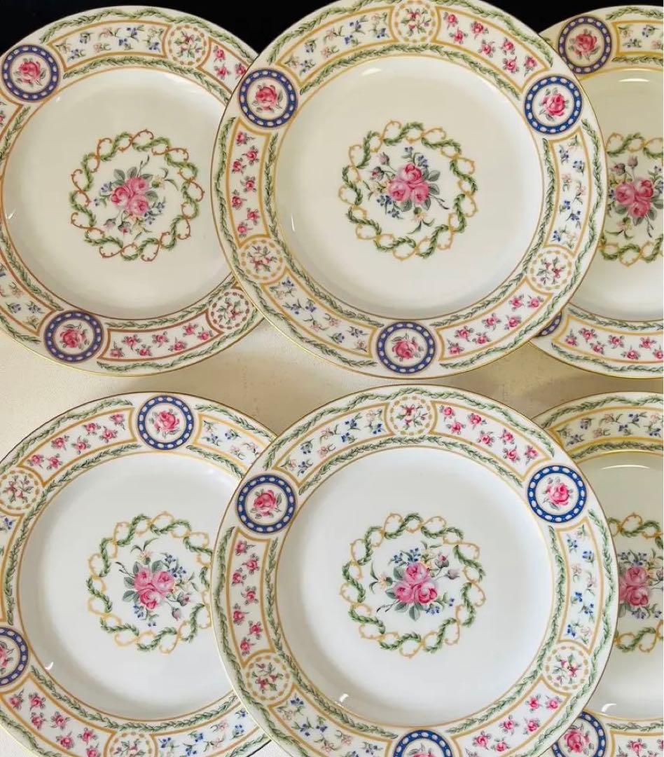 アビランド  リモージュ  ルーブシエンヌ 19cmプレート ４枚