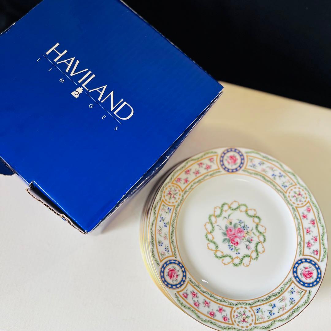 アビランド  リモージュ  ルーブシエンヌ 19cmプレート ４枚