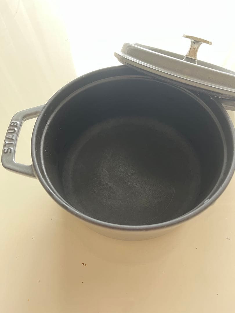 ストウブ　STAUB ピコココット ラウンド　グレー 18cm