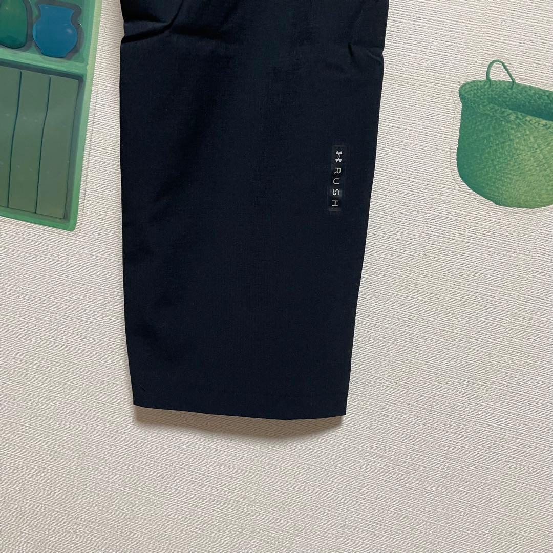 新品　アンダーアーマー ゴルフ　ロゴ&マーク入りストレッチウーブンパンツXL・黒