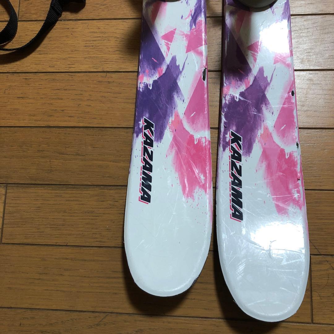 KAZAMA VISHUN-L ショートスキー 板　ブーツ　ストックセット