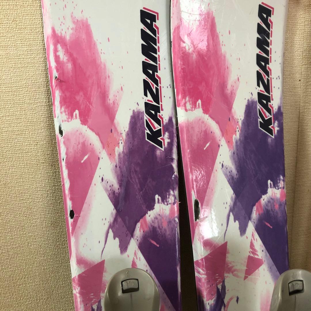 KAZAMA VISHUN-L ショートスキー 板　ブーツ　ストックセット