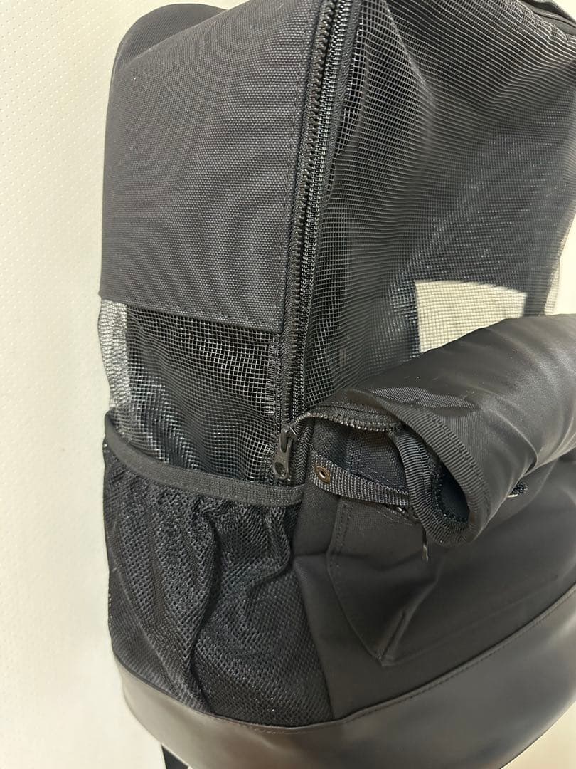 MEeinc ペットキャリーリュック　LサイズブラックOKAGO L 帆布と本革