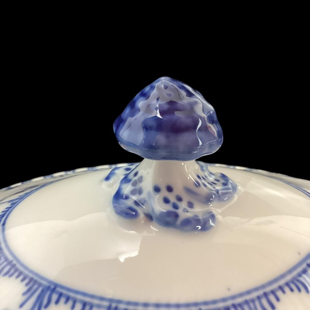 廃盤【希少】ロイヤルコペンハーゲン フルレース スープチューリン 蓋付き