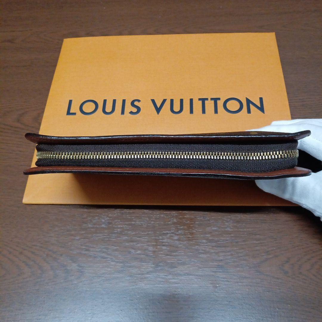 ルイ・ヴィトン。美品モノグラム、ポルトモネ、ジップ長財布