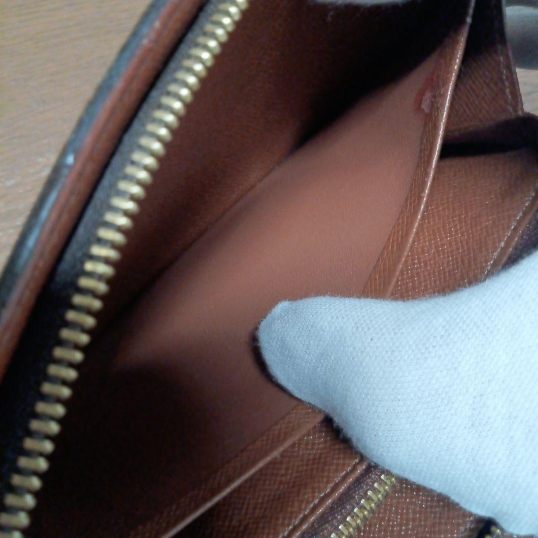 ルイ・ヴィトン。美品モノグラム、ポルトモネ、ジップ長財布