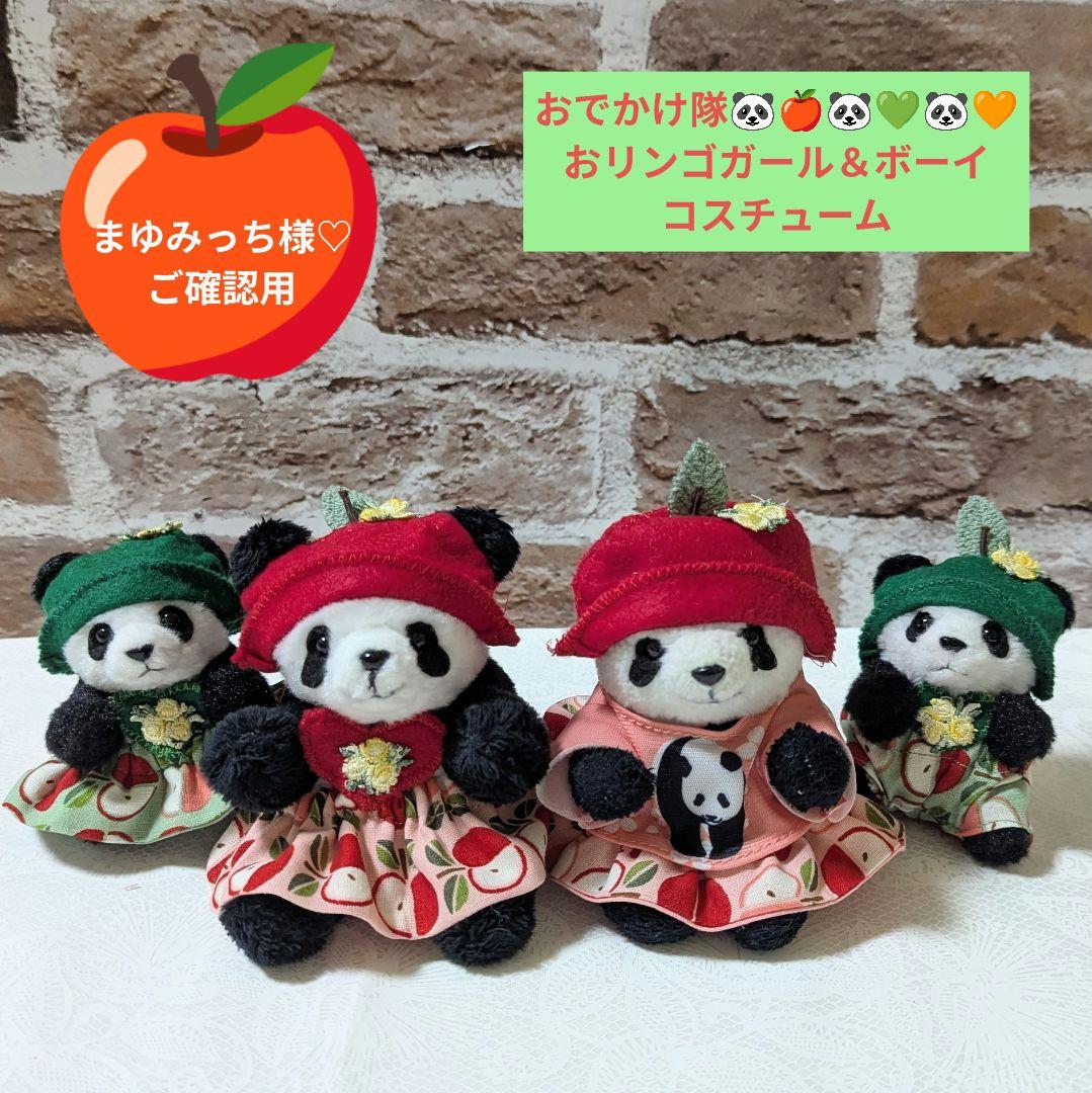 まゆみっち様♡ご確認用♡おでかけ隊♡おリンゴガール♡おリンゴボーイ♡コスチューム