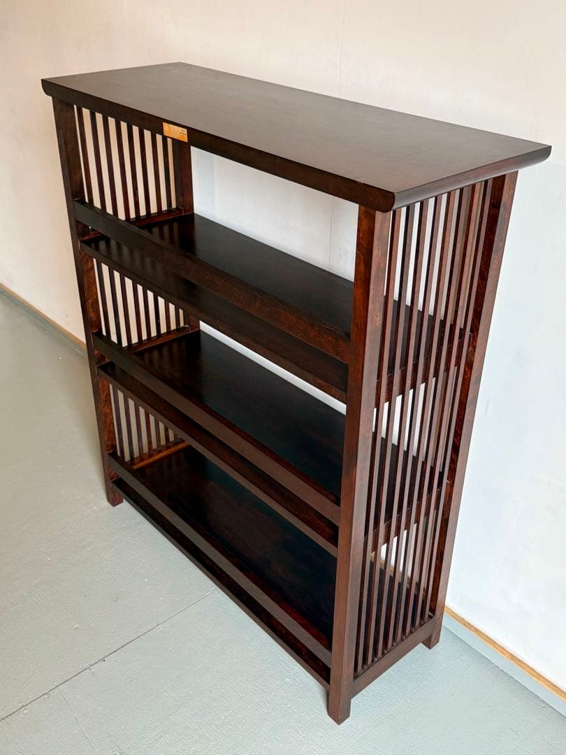 松本民芸家具 伝統工芸 ミズメザクラ 書棚 本棚 飾り棚 シェルフ