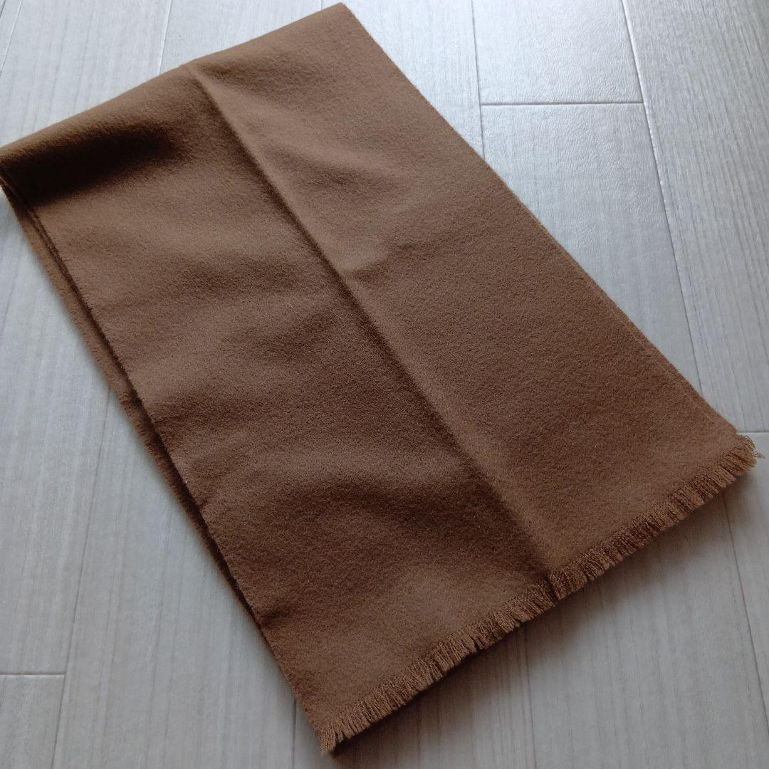 M*p様 LOEWE ブラウン マフラー フリンジ付き