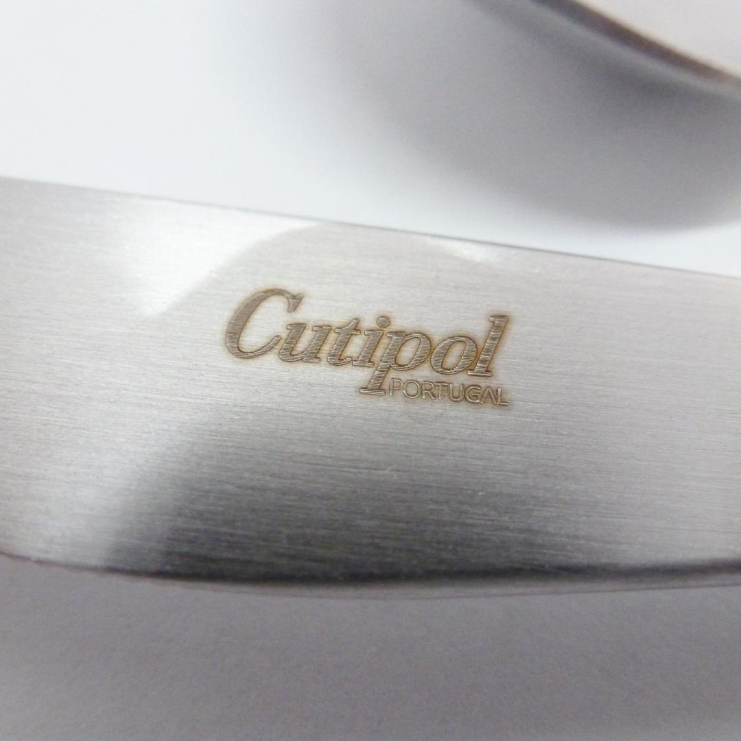 Cutipol クチポール GOA シルバー×ブラック ディナー 6本セット ②