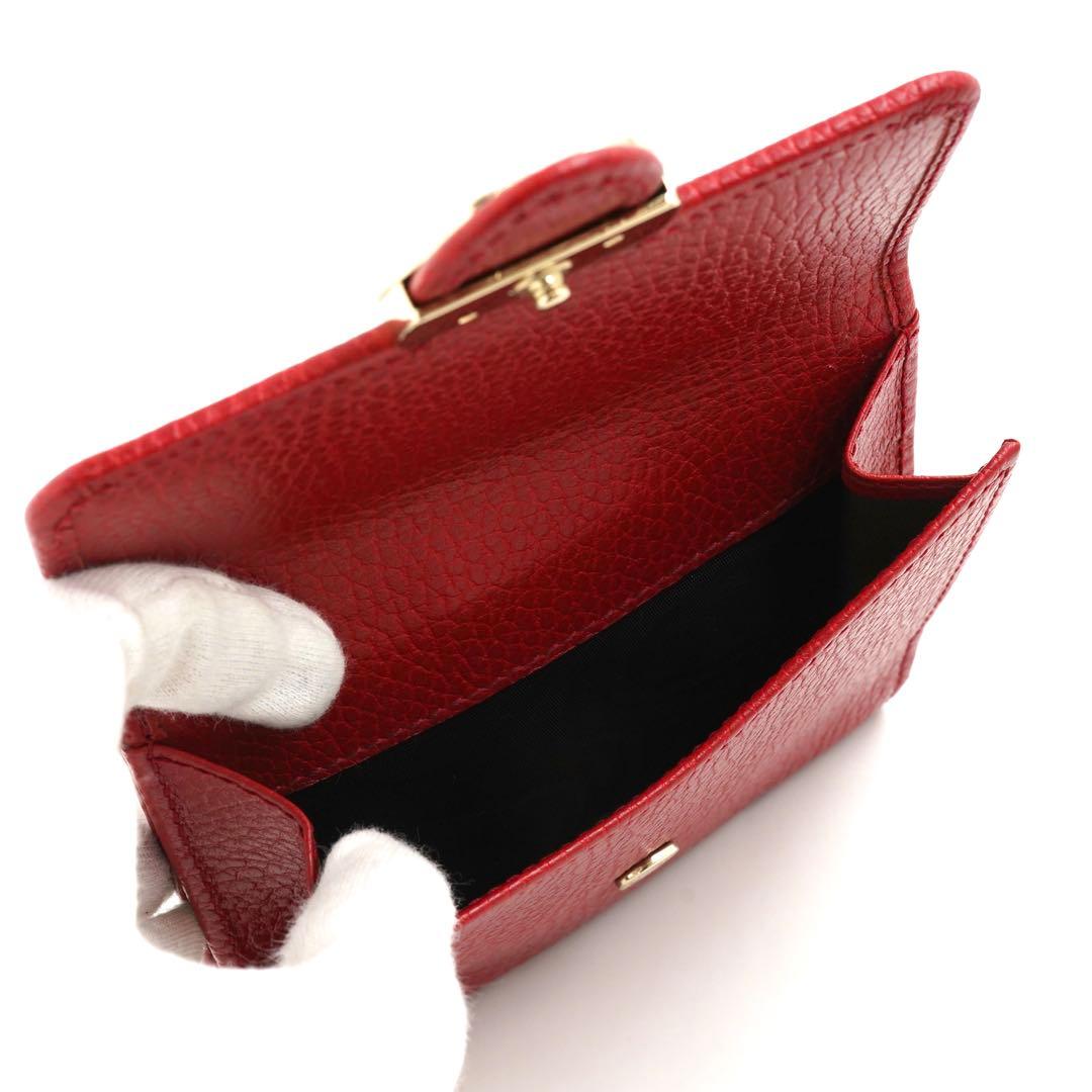 ✨新品未使用・箱付き✨　GUCCI ミニ財布　インターロッキング　二つ折り　GG