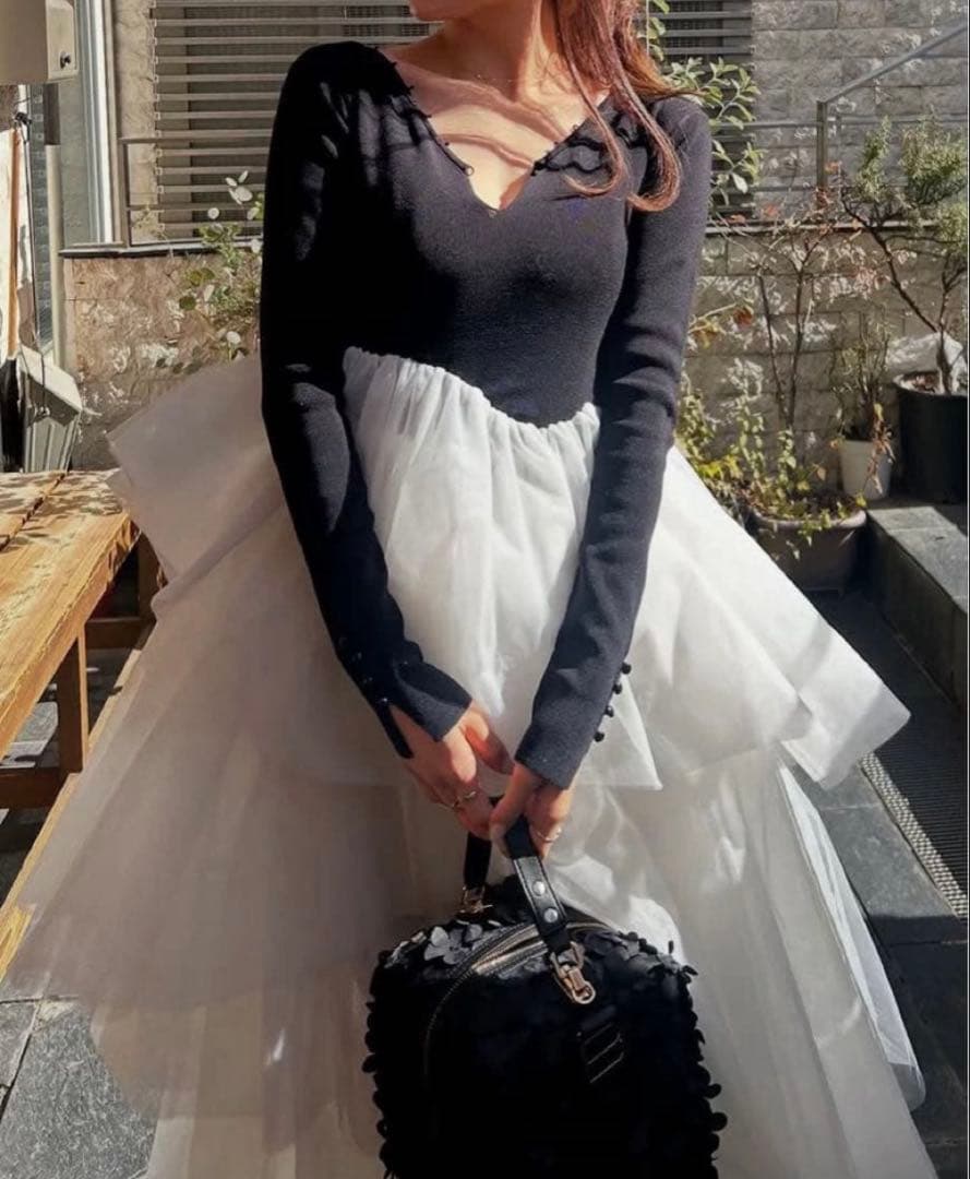 ワンピース Bibiy. DELPHINE TULLE DRES