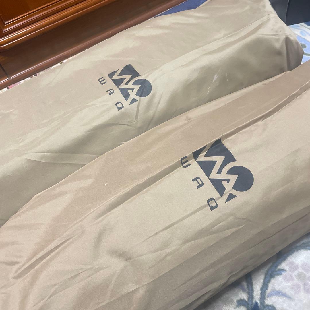 WAQ　インフレータブル式マット　8cm　タン　2枚組　3組も可