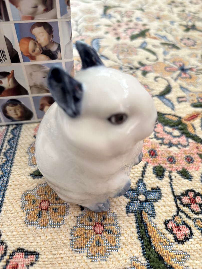 ロイヤルコペンハーゲン　ウサギの陶磁器置物