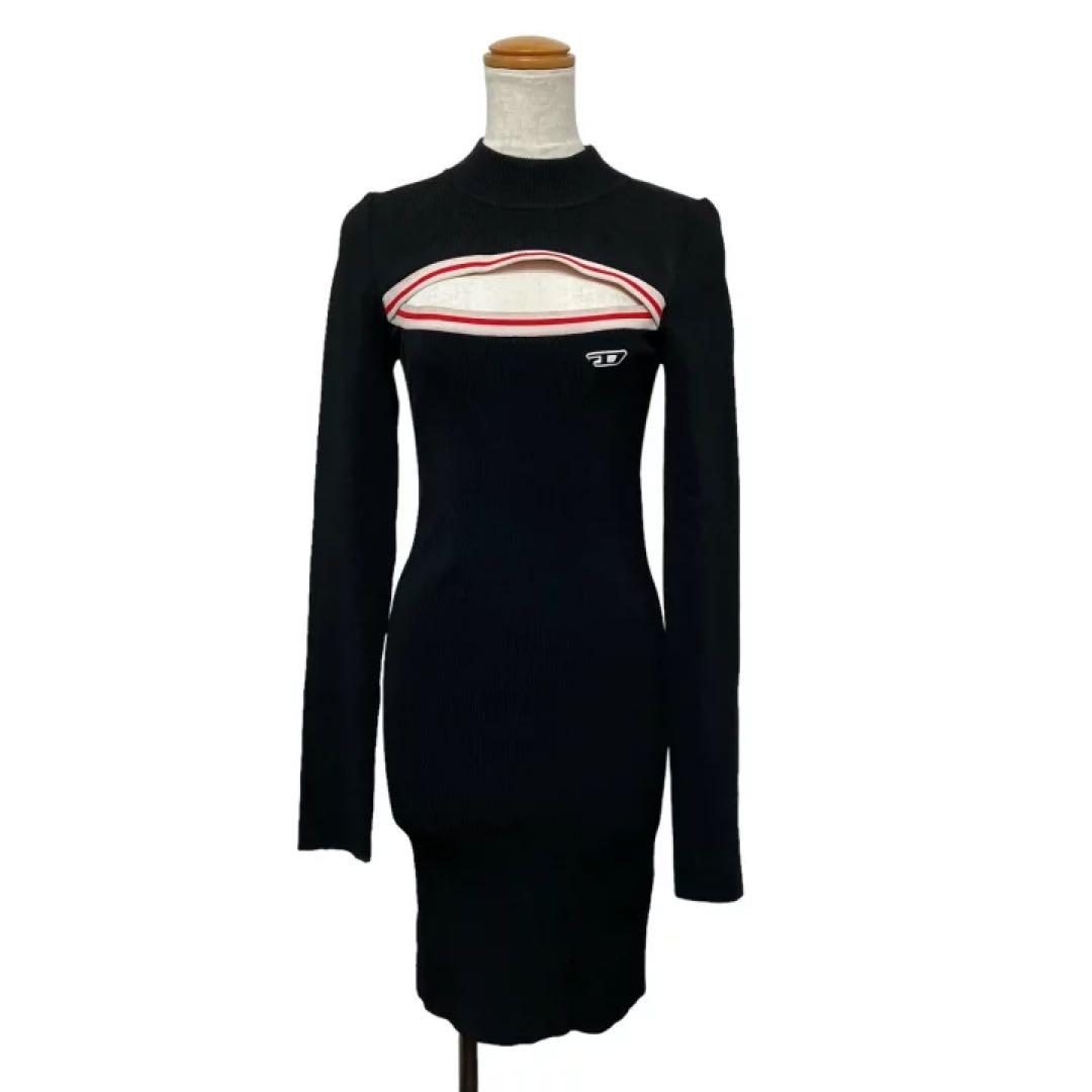 DIESEL ワンピース ドレス ニット ロゴ