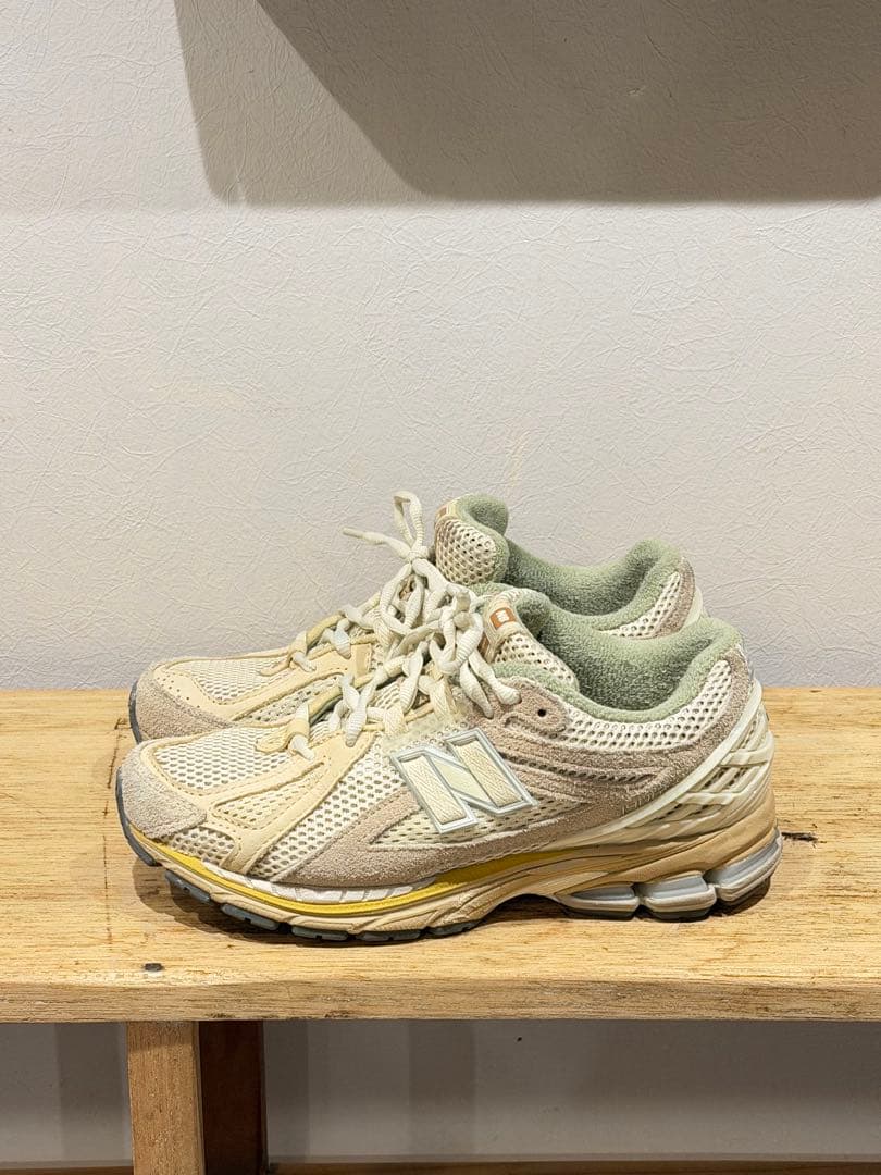 オーラリー auralee New Balance ランニングシューズ クリーム