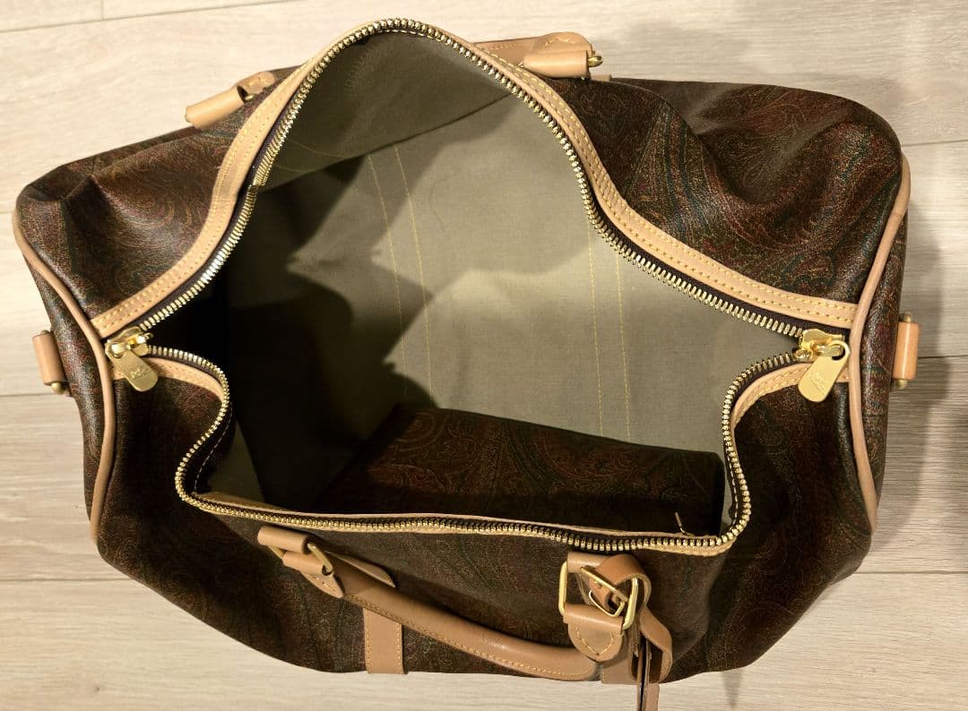 【未使用】ETRO エトロ ペイズリー柄 ボストンバッグ