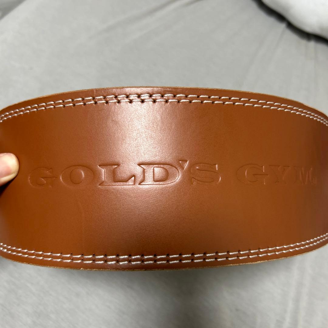 GOLD'S GYM プロレザーベルト　Sサイズ