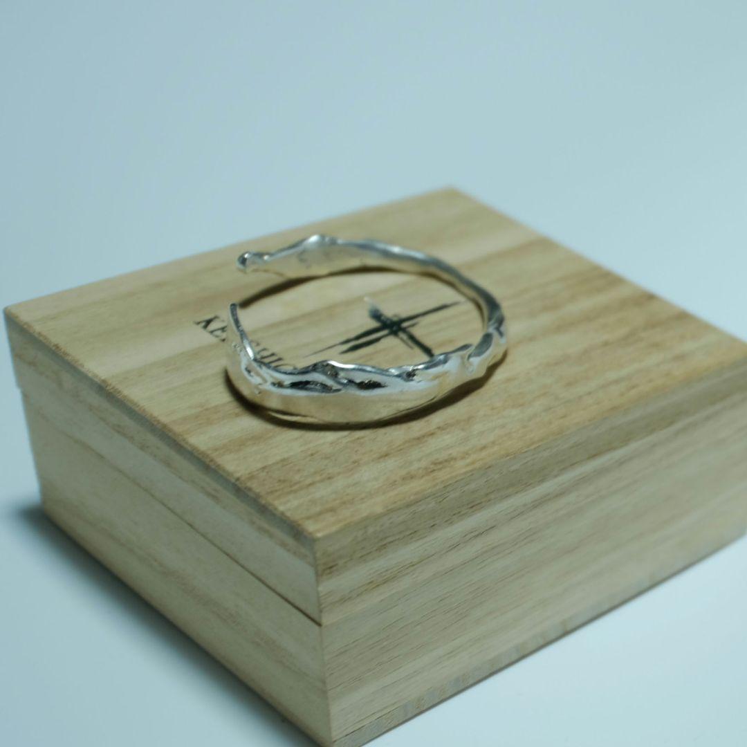 アクセサリー kei shigenaga saku bangle silver & 18k