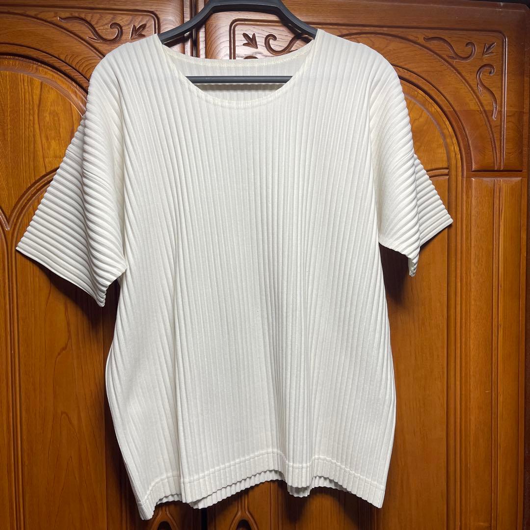 hommeplisse イッセイミヤケ　オムプリッセ　半袖トップス　サイズ2