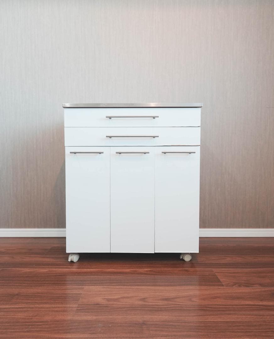 山善 キッチンワゴン ダストボックス STCP-3WR 定価26,999