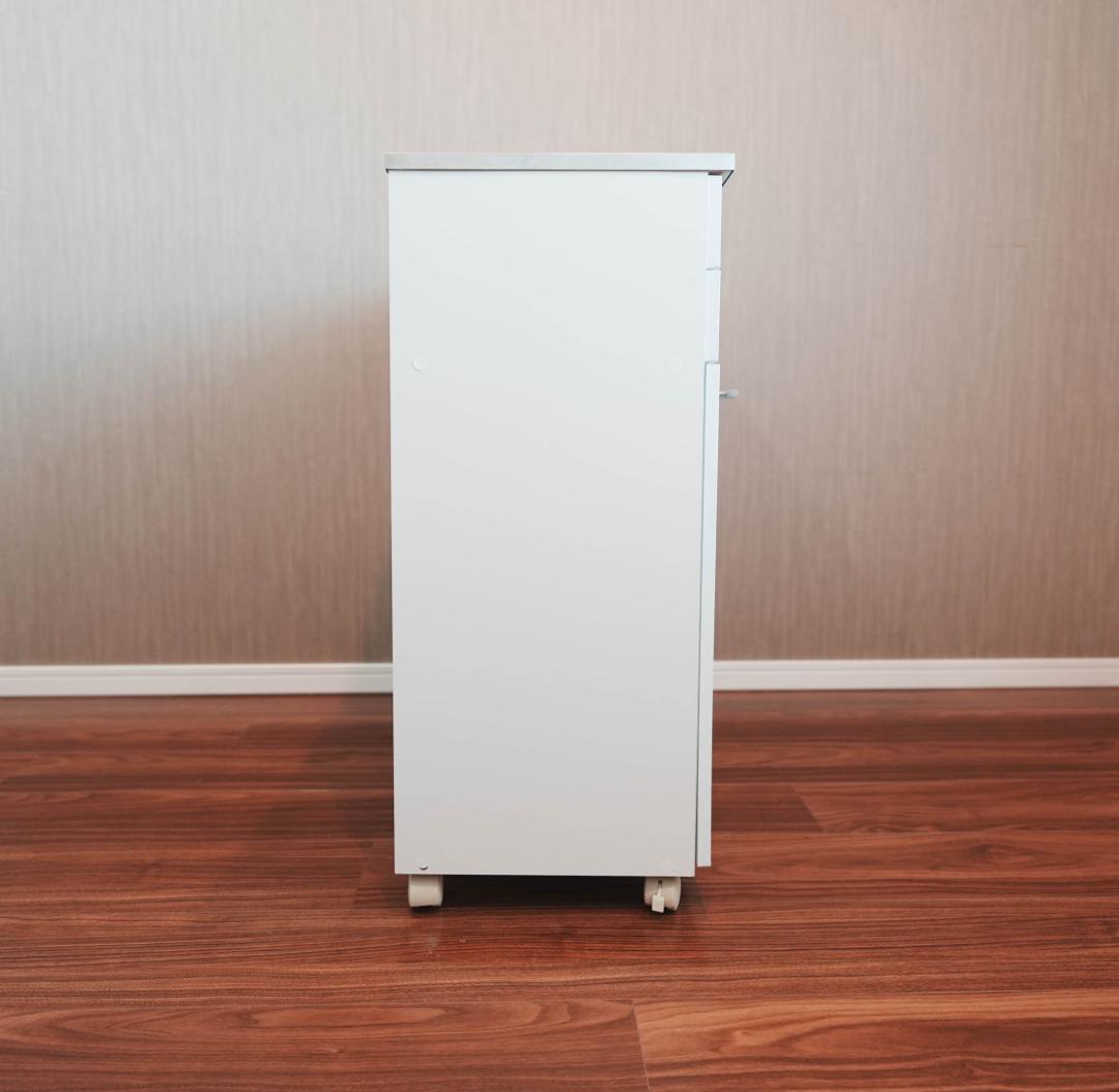 山善 キッチンワゴン ダストボックス STCP-3WR 定価26,999