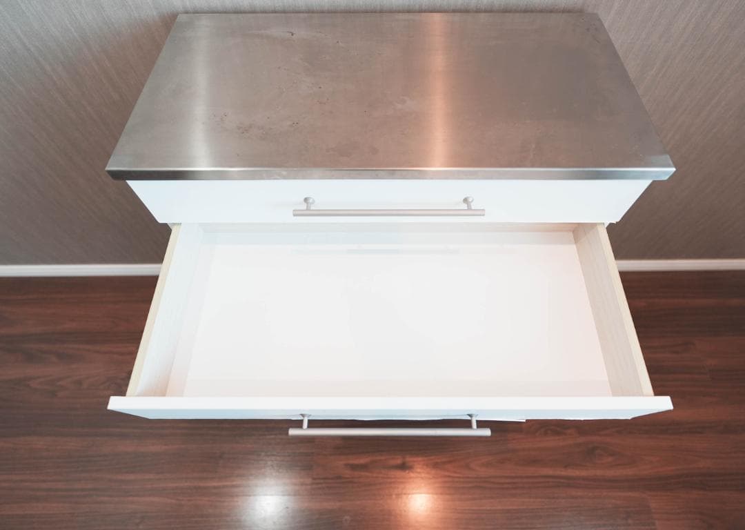 山善 キッチンワゴン ダストボックス STCP-3WR 定価26,999