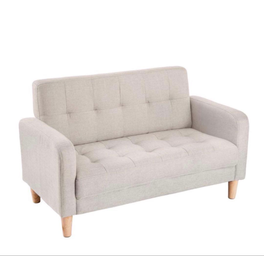 ソファ　ソファー　リビングソファ　フロアソファ　ローソファ　ホワイトベージュ