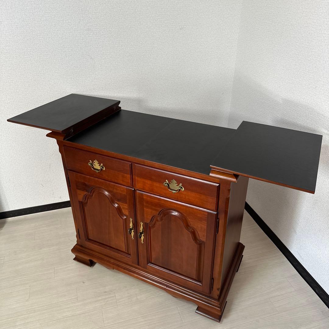 スタンレー ファニチャー キャスター付き キャビネット バーカウンター i4※