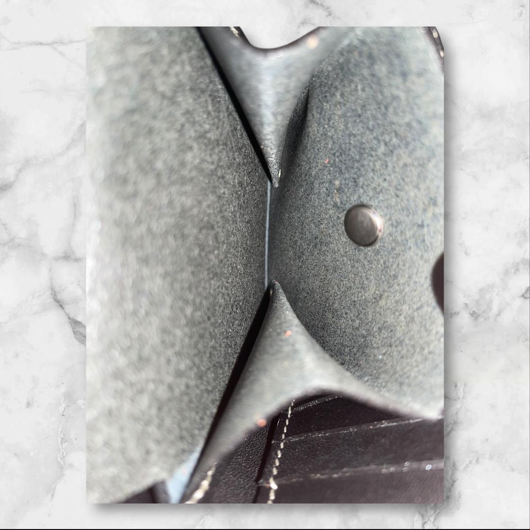 KC,s パイソン 二つ折り財布 バイソンコンチョ 本革 箱付