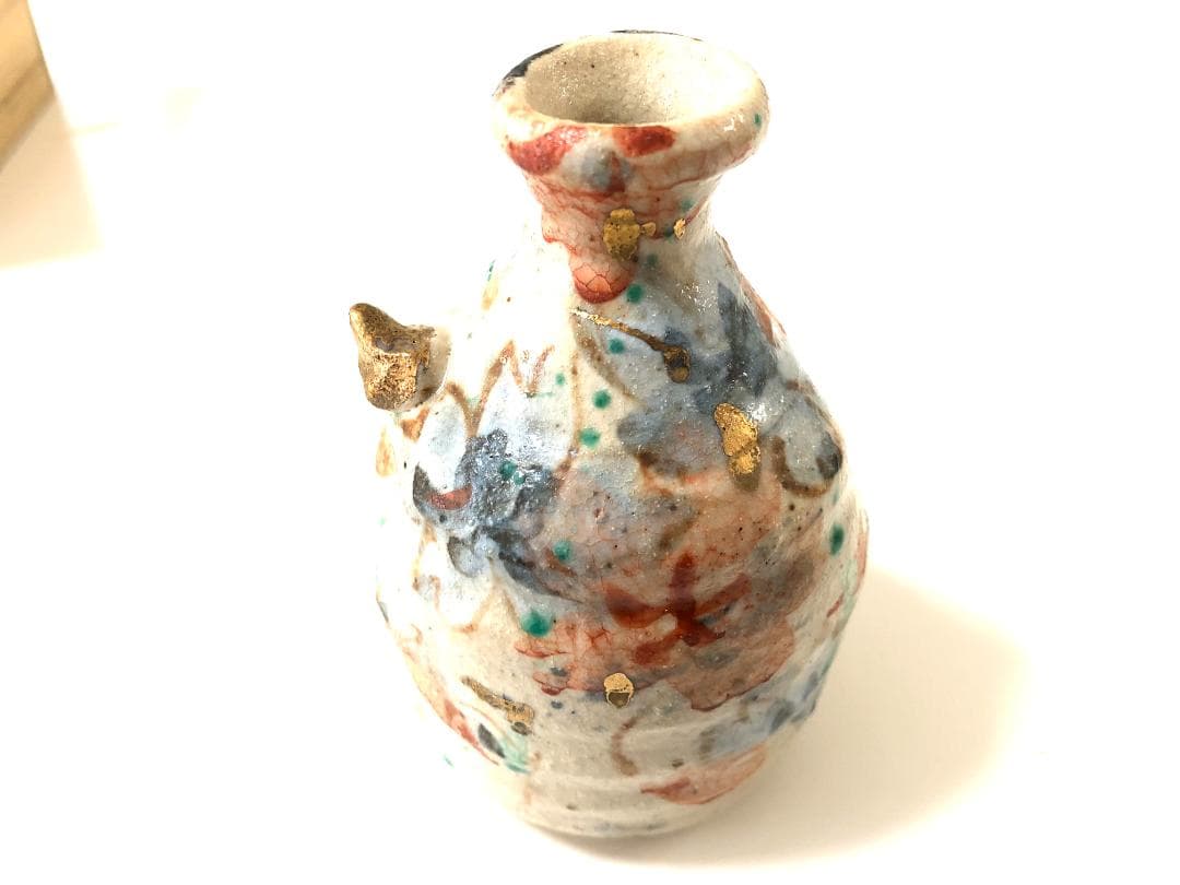 【大人気・作家】 和田一人 作品名「花吹雪」 酒器セット 半酒器 徳利 お猪口