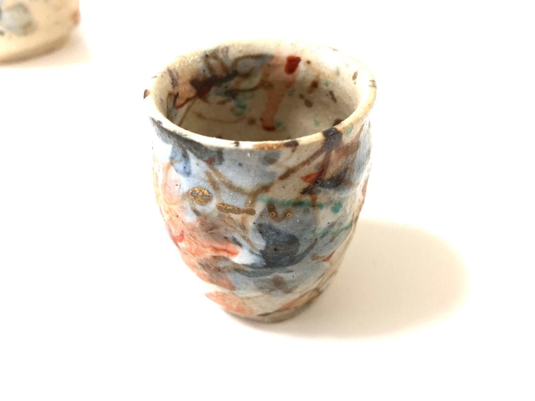 【大人気・作家】 和田一人 作品名「花吹雪」 酒器セット 半酒器 徳利 お猪口