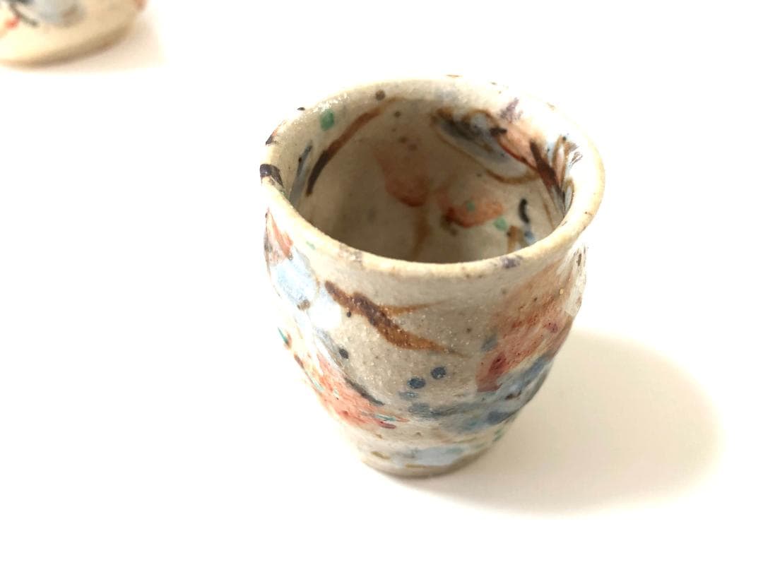 【大人気・作家】 和田一人 作品名「花吹雪」 酒器セット 半酒器 徳利 お猪口