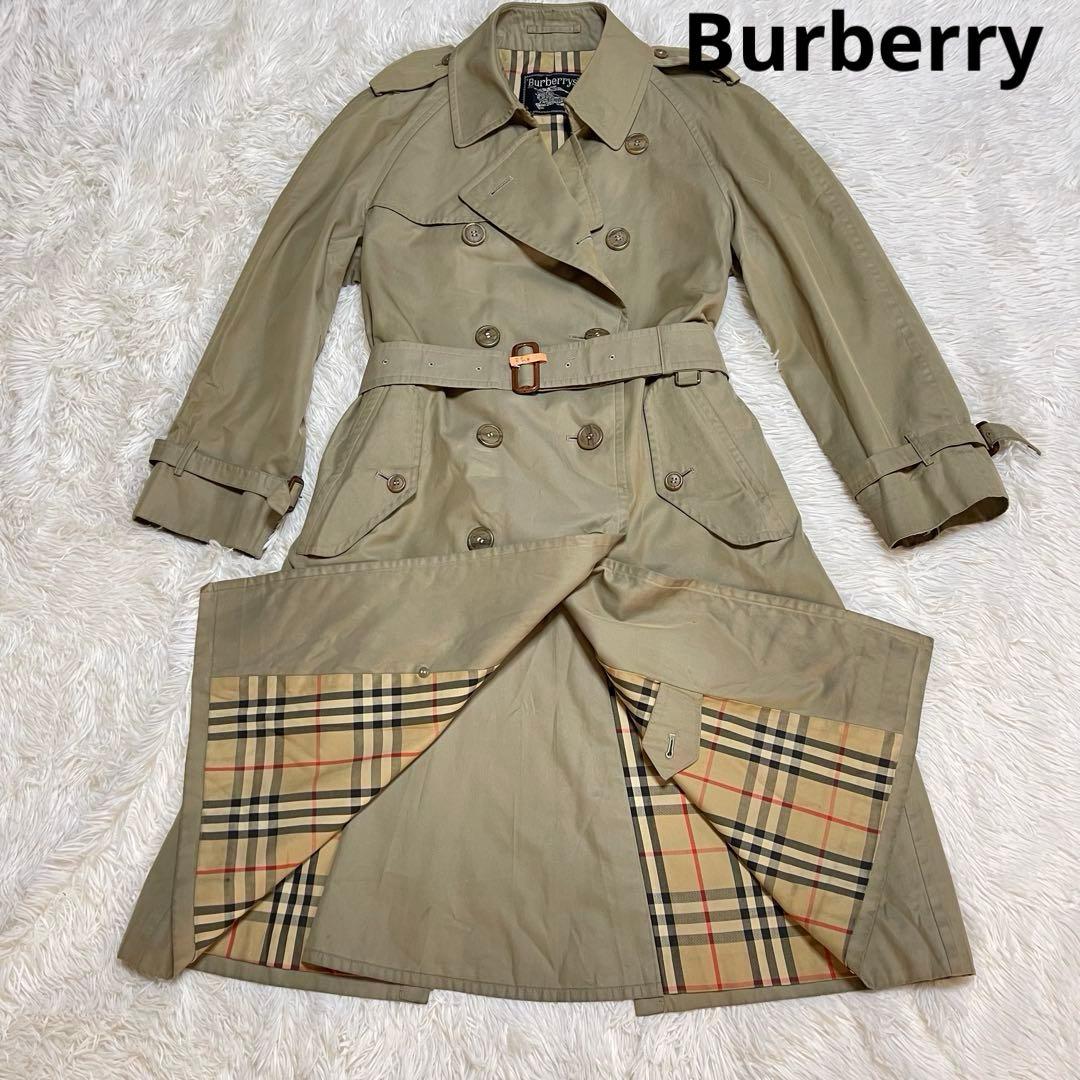 Burberry ヴィンテージ　トレンチコート メンズ ダブル ノバチェック