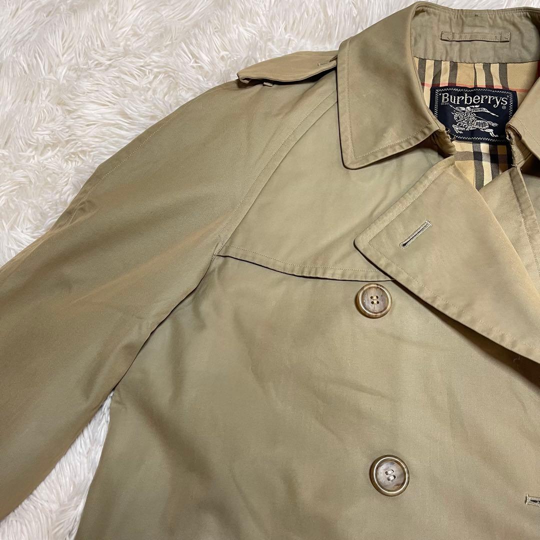 Burberry ヴィンテージ　トレンチコート メンズ ダブル ノバチェック