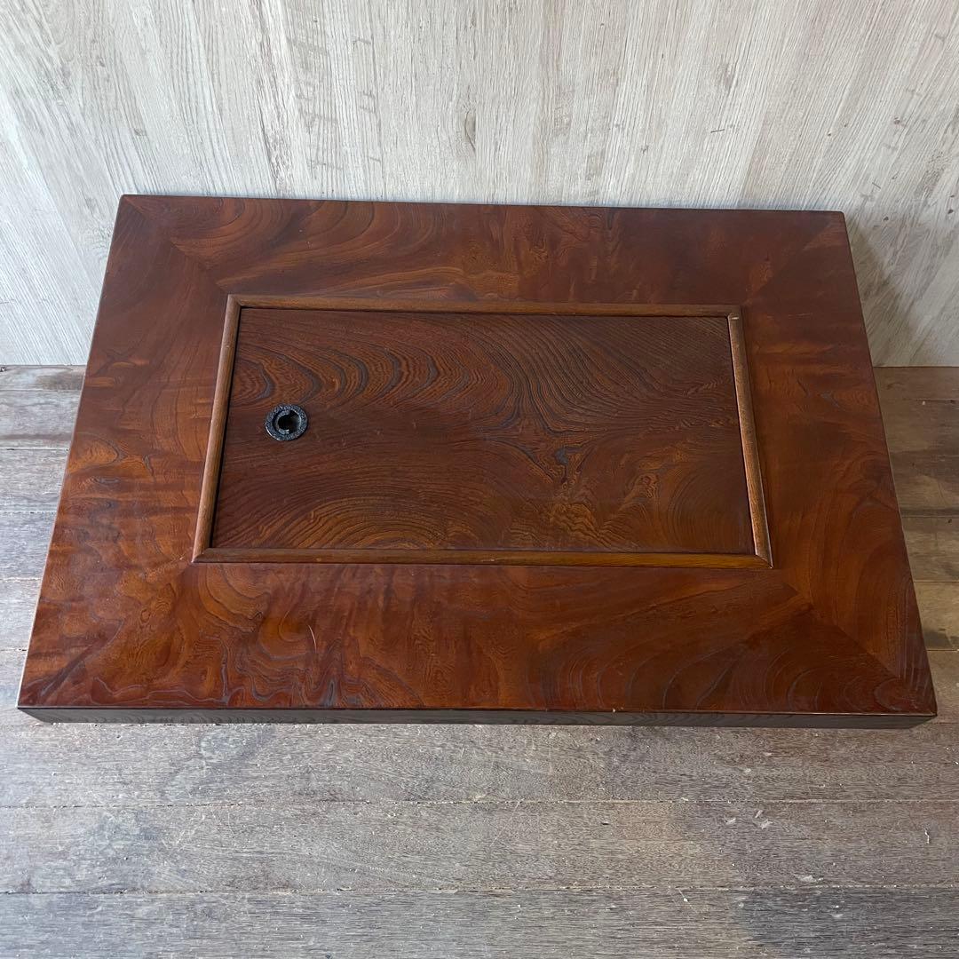 囲炉裏テーブル 時代家具 アンティーク家具 昭和レトロ 古民家 引き出し付