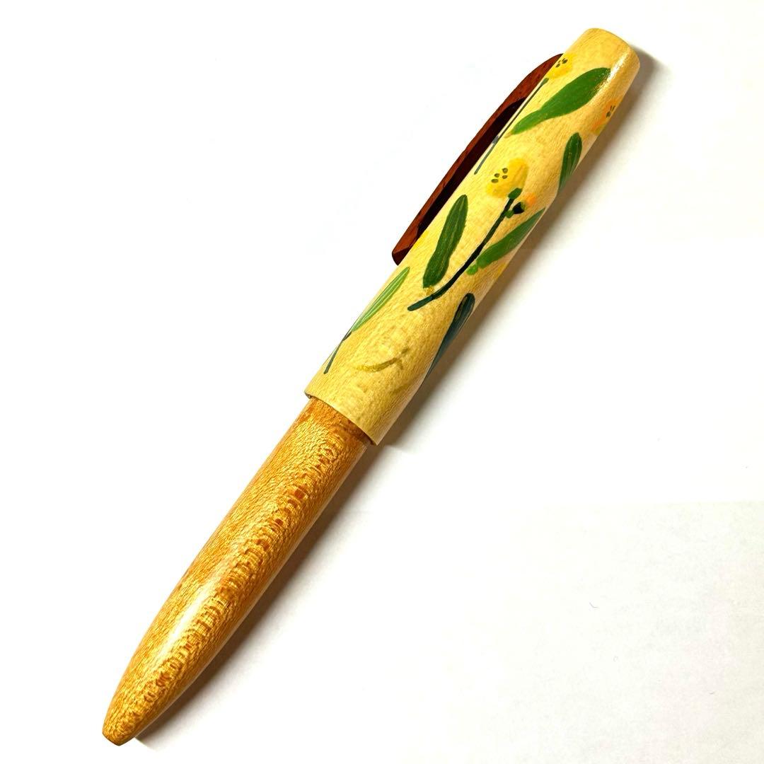 【新品・未使用】4631 woodturning HOBOKI 花柄 #野原工芸