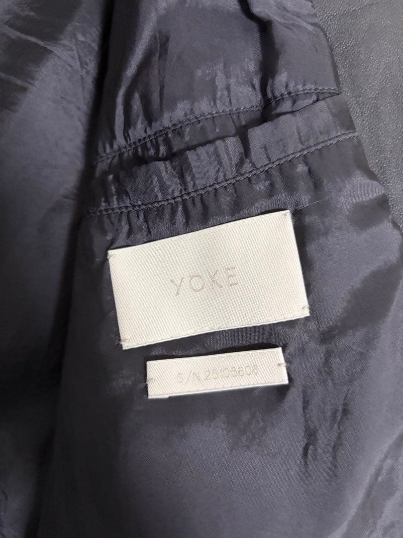 祝日セール YOKE Goat Leather Car Coat ブラック 3