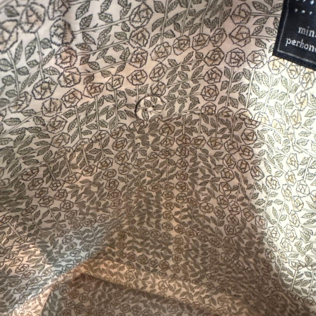 美品　minä perhonen ランド　シアター　木のデザイン トートバッグ